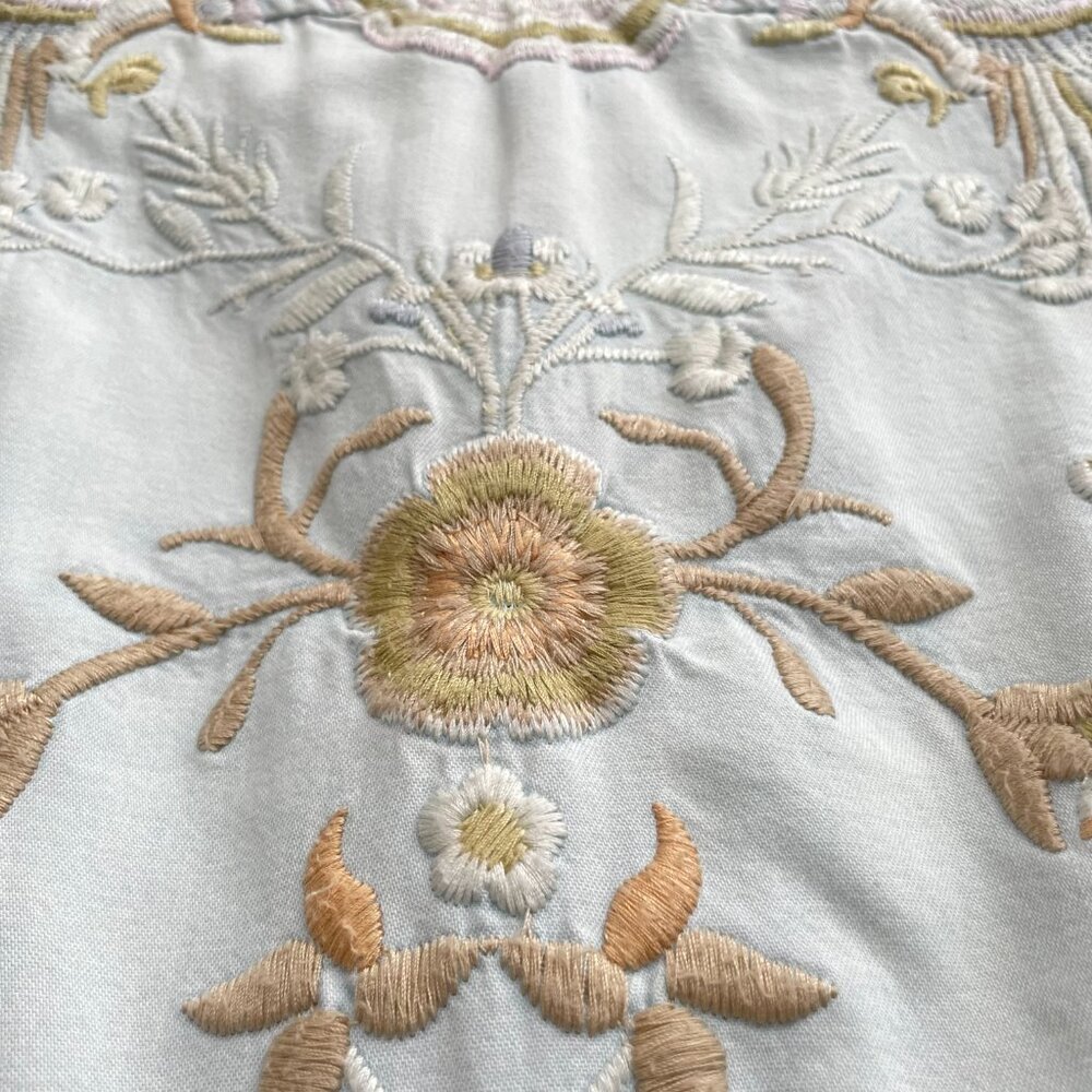 DRIFTWOOD Light Washed Embroidered Back Demin Shirt Size M - Picture 14 of 14